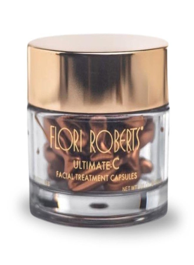 فلوري روبرتس كبسولات فلوري روبرتس ألتيميت-سي، سيروم يومي للوجه يحتوي على 12% فيتامين سي، يساعد على تنعيم الخطوط الدقيقة والتجاعيد، ويقلل من ظهور البقع الداكنة، 30 كبسولة - Image 1